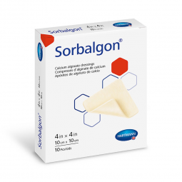 Sorbalgon Hartmann 49200001-Sorbalgon Calcium Alginate Dressing, 2 x 2 Inch, Alginates (BX)