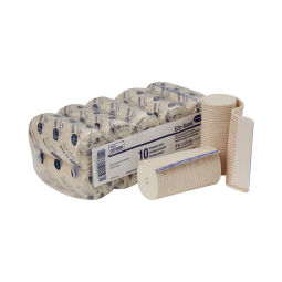 EZe-Band LF Hartmann 59140000-EZe-Band LF Double Hook & Loop Closure Elastic Bandage, 4 in x 5-1/2 y
