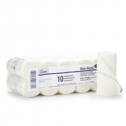 Shur-Band LF Hartmann 59540000-Shur-Band LF Single Hook & Loop Closure Elastic Bandage, 4 in x 5 yd 