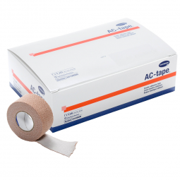 AC-tape Hartmann 64100000-AC-tape Cotton Elastic Tape, 1 Inch x 5 Yard, Tan, Athletic Tapes (BX)