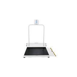 Healthometer 2600 Series One-Ramp Digital Wheelchair Scale, White, Options: LB/KG, KG Only, Wireless