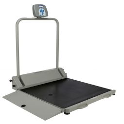 Healthometer 2600KL Digital Wheelchair Scale, Single Ramp, LB & KG