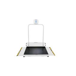 Healthometer 2610 Series Two-Ramp Digital Wheelchair Scale, White, Options: LB/KG, KG Only, Wireless
