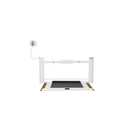 Healthometer 2920-AM ADA-Compliant Antimicrobial Wall-Mounted Fold-Up Wheelchair Scale