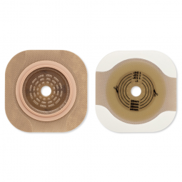 Hollister New Image 112015 Flat CeraPlus Skin Barrier for 1-1/8" Opening, 2-Piece (BX/5)