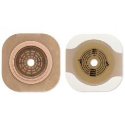 Hollister 112018 Flat CeraPlus Skin Barrier for 1-1/2" Opening, 2-Piece