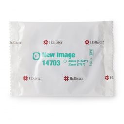 New Image Flextend Hollister 14703-New Image Flextend Colostomy Barrier With 7/8 Inch Stoma Opening,