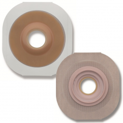 FlexTend Hollister 14802-FlexTend Colostomy Barrier With Up to 1 Inch Stoma Opening, 2-Piece Skin Ba