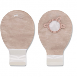 New Image Hollister 18294-New Image Two-Piece Drainable Transparent Filtered Ostomy Pouch, 7 Inch Le