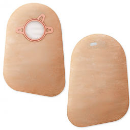 New Image Hollister 18374-New Image Two-Piece Closed End Beige Filtered Ostomy Pouch, 9 Inch Length,