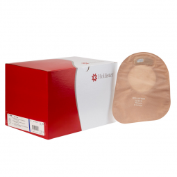 New Image Hollister 18394-New Image Two-Piece Closed End Beige Filtered Ostomy Pouch, 7 Inch Length,