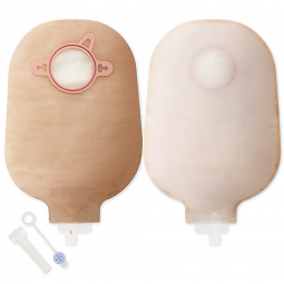 New Image Hollister 18403-New Image Two-Piece Drainable Transparent Urostomy Pouch, 9 Inch Length, 2