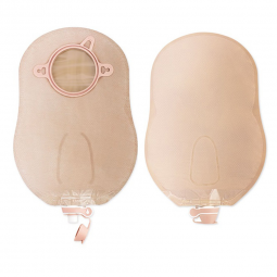 New Image Hollister 18412-New Image Drainable Beige Urostomy Pouch, 9 Inch Length, 1 Inch Flange, 2