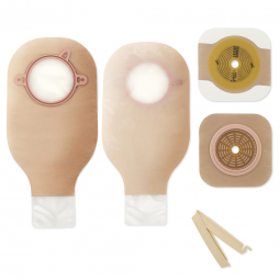 New Image Hollister 19104-New Image Two-Piece Drainable Clear Ileostomy /Colostomy Kit, 12 Inch Leng