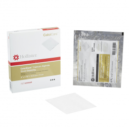CalciCare Hollister 529968R-CalciCare Calcium Alginate Dressing with Silver, 4 x 4-3/4 Inch, Silver 