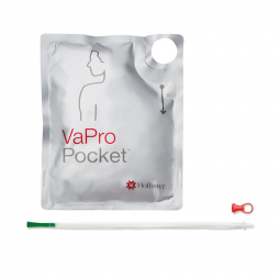 VaPro Plus Pocket Hollister 71164-30-Hollister VaPro Plus TouchFree Urethral Catheter, 16 Fr, Interm