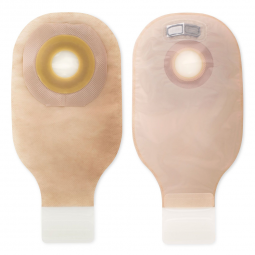Premier Hollister 8081-Premier One-Piece Drainable Transparent Ostomy Pouch, 12 Inch Length, Up to 2