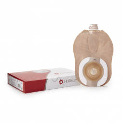 CeraPlus Hollister 8414-CeraPlus One-Piece Drainable Beige Urostomy Pouch, 9 Inch Length, 1 Inch Sto