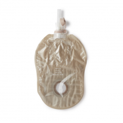 Premier Hollister 84698-One-Piece Transparent Urostomy Pouch, 9 Inch Length, 1 Inch Stoma, 1-Piece 