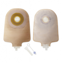 Premier Hollister 8486-Premier One-Piece Drainable Transparent Urostomy Pouch, 9 in Length, 1-1/4 in