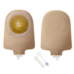 Premier Hollister 8498-Premier One-Piece Drainable Beige Urostomy Pouch, 9 Inch Length, 1 Inch Stom