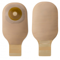 Premier Flextend Hollister 8552-Premier Flextend One-Piece Drainable Beige Colostomy Pouch, 12 Inch 