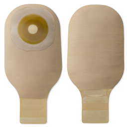 Premier Flextend Hollister 8558-Premier Flextend One-Piece Drainable Beige Colostomy Pouch, 12 in Le
