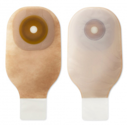 Premier Flextend Hollister 8635-Premier Flextend One-Piece Drainable Transparent Colostomy Pouch, 12