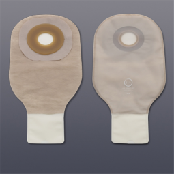 Premier Flextend Hollister 8639-Premier Flextend One-Piece Drainable Transparent Colostomy Pouch, 12