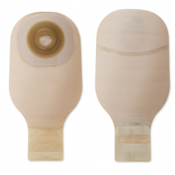 Premier Flextend Hollister 8661-Premier Flextend One-Piece Drainable Beige Filtered Ostomy Pouch, 12