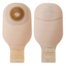 Premier Flextend Hollister 8664-Premier Flextend One-Piece Drainable Beige Filtered Ostomy Pouch, 12