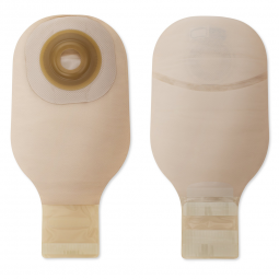 Premier Hollister 8666-Premier Flextend One-Piece Drainable Beige Filtered Ostomy Pouch, 12 Inch Len