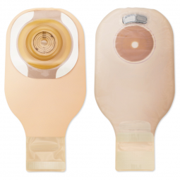 Premier Flextend Hollister 8678-Premier Flextend One-Piece Drainable Beige Filtered Ostomy Pouch, 12