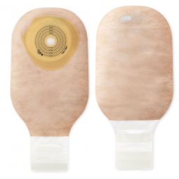 Premier Hollister 88300-Premier One-Piece Drainable Beige Filtered Colostomy Pouch, 12 in Length, 5/