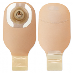 Premier Hollister 8958-Premier One-Piece Drainable Beige Filtered Ostomy Pouch, 12 in Length, Up to 
