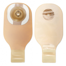 Premier Hollister 8984-One-Piece Drainable Ultra-Clear Ostomy Pouch, 12 in Length, Up to 1 in Stoma,