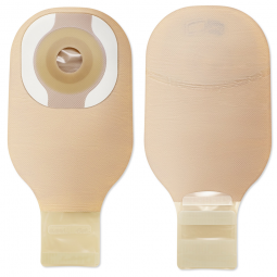 Premier Hollister 8992-Premier One-Piece Drainable Beige Filtered Ostomy Pouch, 12 in Length, 1 in S