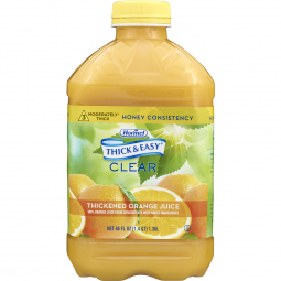 Thick & Easy Hormel Food Sales 40123-Thick & Easy Clear Honey Consistency Orange Juice Thickened Bev