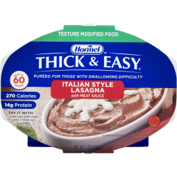 Thick & Easy Purees Hormel Food Sales 60744-Thick & Easy Pures Italian Style Beef Lasagna Pure Thi