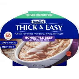 Thick & Easy Purees Hormel Food Sales 60747-Thick & Easy Beef with Potatoes & Corn Thickened Food, 7