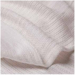 Leno Hospitex/Encompass Group 49148-010-Thermal Blanket Leno 66 W x 90 L in Cotton 100% 2.5 lb, Bedd