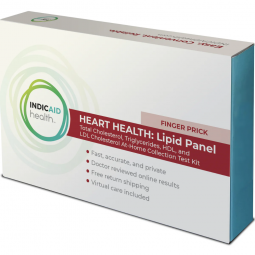 Indicaid RIH0424 - Heart Health - Lipid Panel at-Home Collection Test OTC
