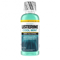 Listerine Zero Johnson & Johnson Consumer 10312547428306-Listerine Zero Clean Mint Mouthwash, 3.2 oz