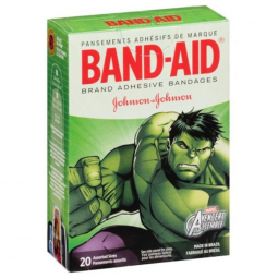 Band-Aid Johnson & Johnson Consumer 10381371162823-Band-Aid Kid Design (Avengers) Adhesive Strip, As