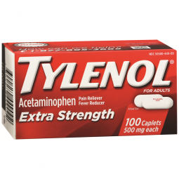 Tylenol Johnson & Johnson Consumer 30300450449093-Tylenol Extra Strength Caplets, Pain Relief (BX)