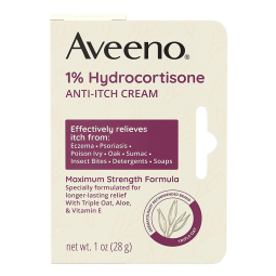 Aveeno 8137003658 Active Naturals 1% Hydrocortisone Anti-Itch Cream, 1 oz (EA/1)