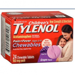 Children's Tylenol J & J Sales 50580052224-Children's Pain Relief Children's Tylenol 160 mg Strength