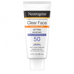 Neutrogena Clear Face J & J Sales 69968066203-Neutrogena Clear Face Oil Free Sunscreen, 3 oz, Sunscr