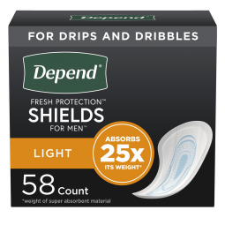 Depend Fresh Protection for Men Kimberly Clark 35641-Depend Shields for Men Light Bladder Control Pa