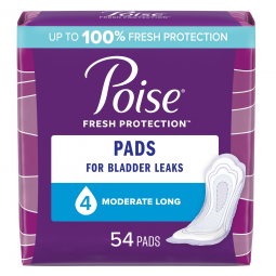 Poise Fresh Protection Kimberly Clark 39299-Poise Bladder Control Pads, Adult Women, Moderate Absorb